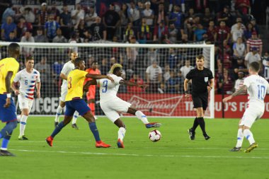 ABD Erkekler Milli Takımı 21 Mart 2019 tarihinde Orlando Florida 'daki Orlando City Stadyumu' nda Ekvador Milli Takımı 'na ev sahipliği yaptı. Fotoğraf: Marty Jean-Louis