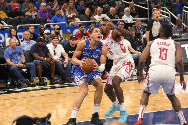 Orlando Magic, Houston Rockets 'a 13 Ocak 2019 tarihinde Amway Arena' da ev sahipliği yaptı. Fotoğraf: Marty Jean-Louis