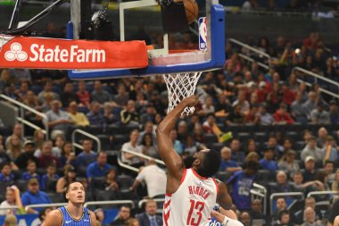 Orlando Magic, Houston Rockets 'a 13 Ocak 2019 tarihinde Amway Arena' da ev sahipliği yaptı. Fotoğraf: Marty Jean-Louis