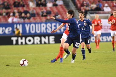 Japonya, İngiltere 'ye karşı Raymond James Stadyumu' nda 5 Mart 2019 'da Tampa Florida' da. Fotoğraf: Marty Jean-Louis
