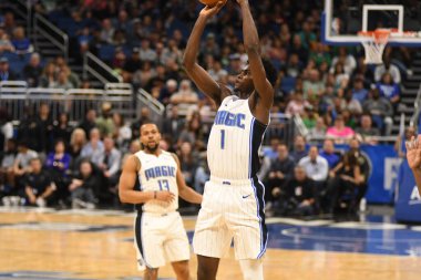 Orlando Magic 12 Ocak 2019 tarihinde Boston Celtics 'e Amway Stadyumu' nda ev sahipliği yaptı. Fotoğraf: Marty Jean-Louis