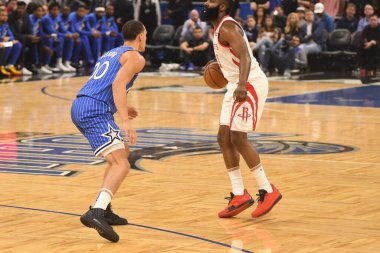 Orlando Magic, Houston Rockets 'a 13 Ocak 2019 tarihinde Amway Arena' da ev sahipliği yaptı. Fotoğraf: Marty Jean-Louis