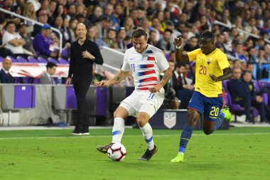 ABD Erkekler Milli Takımı 21 Mart 2019 tarihinde Orlando Florida 'daki Orlando City Stadyumu' nda Ekvador Milli Takımı 'na ev sahipliği yaptı. Fotoğraf: Marty Jean-Louis
