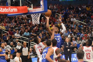 Orlando Magic, Houston Rockets 'a 13 Ocak 2019 tarihinde Amway Arena' da ev sahipliği yaptı. Fotoğraf: Marty Jean-Louis