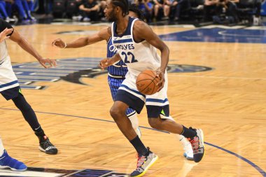 Orlando Magic, 7 Şubat 2019 'da Orlando, Florida' da Amway Arena 'da Minnesota Timberwolves' a ev sahipliği yapar. Fotoğraf: Marty Jean-Louis