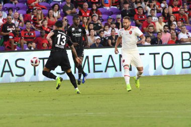 Flamengo Eintracht Frankfurt 'a karşı 12 Ocak 2019 Cumartesi günü Orlando City Stadyumu' nda. Fotoğraf: Marty Jean-Louis