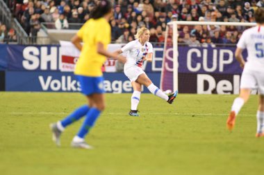 SheBelieves Kupası Finali, 5 Mart 2019 'da Tampa Florida Raymond James Stadyumu' nda ABD ile Brezilya arasında oynanacak. Fotoğraf: Marty Jean-Louis