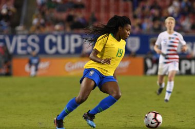 SheBelieves Kupası Finali, 5 Mart 2019 'da Tampa Florida Raymond James Stadyumu' nda ABD ile Brezilya arasında oynanacak. Fotoğraf: Marty Jean-Louis