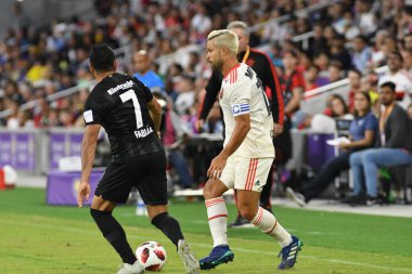 Flamengo Eintracht Frankfurt 'a karşı 12 Ocak 2019 Cumartesi günü Orlando City Stadyumu' nda. Fotoğraf: Marty Jean-Louis