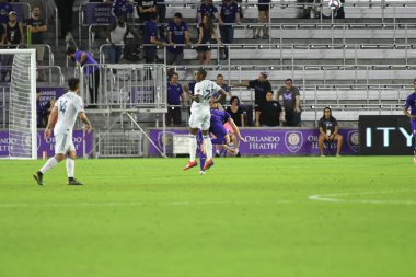 Orlando City 20 Şubat 2019 Çarşamba günü Orlando Fl 'daki Orlando City Stadyumu' nda New England 'a ev sahipliği yaptı. Fotoğraf: Marty Jean-Louis
