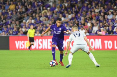 Orlando City 20 Şubat 2019 Çarşamba günü Orlando Fl 'daki Orlando City Stadyumu' nda New England 'a ev sahipliği yaptı. Fotoğraf: Marty Jean-Louis