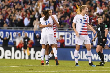 SheBelieves Kupası Finali, 5 Mart 2019 'da Tampa Florida Raymond James Stadyumu' nda ABD ile Brezilya arasında oynanacak. Fotoğraf: Marty Jean-Louis