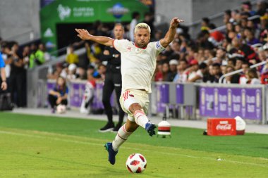 Flamengo Eintracht Frankfurt 'a karşı 12 Ocak 2019 Cumartesi günü Orlando City Stadyumu' nda. Fotoğraf: Marty Jean-Louis