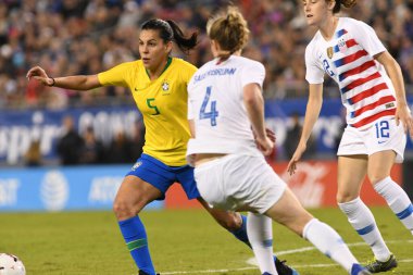 SheBelieves Kupası Finali, 5 Mart 2019 'da Tampa Florida Raymond James Stadyumu' nda ABD ile Brezilya arasında oynanacak. Fotoğraf: Marty Jean-Louis