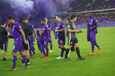 Orlando City SC 6 Nisan 2019 'da Orlando City Stadyumu' nda Colorado Rapids 'e ev sahipliği yapmaktadır. Fotoğraf: Marty Jean-Louis