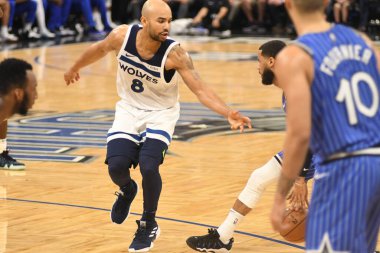 Orlando Magic, 7 Şubat 2019 'da Orlando, Florida' da Amway Arena 'da Minnesota Timberwolves' a ev sahipliği yapar. Fotoğraf: Marty Jean-Louis