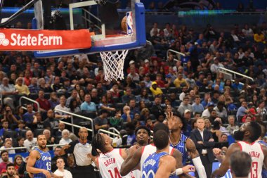Orlando Magic, Houston Rockets 'a 13 Ocak 2019 tarihinde Amway Arena' da ev sahipliği yaptı. Fotoğraf: Marty Jean-Louis