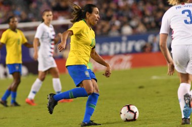 SheBelieves Kupası Finali, 5 Mart 2019 'da Tampa Florida Raymond James Stadyumu' nda ABD ile Brezilya arasında oynanacak. Fotoğraf: Marty Jean-Louis