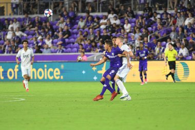 Orlando City 20 Şubat 2019 Çarşamba günü Orlando Fl 'daki Orlando City Stadyumu' nda New England 'a ev sahipliği yaptı. Fotoğraf: Marty Jean-Louis
