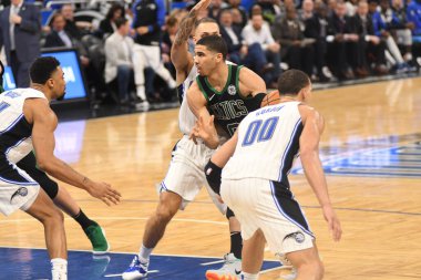 Orlando Magic 12 Ocak 2019 tarihinde Boston Celtics 'e Amway Stadyumu' nda ev sahipliği yaptı. Fotoğraf: Marty Jean-Louis