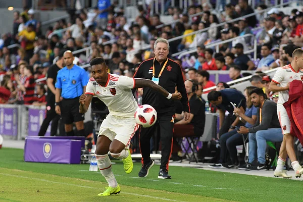 Flamengo Eintracht Frankfurt 'a karşı 12 Ocak 2019 Cumartesi günü Orlando City Stadyumu' nda. Fotoğraf: Marty Jean-Louis