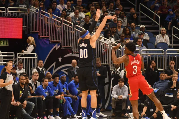 Orlando Magic Hosts Louisiana Pelicans Het Amway Center Orlando Florida — Stockfoto