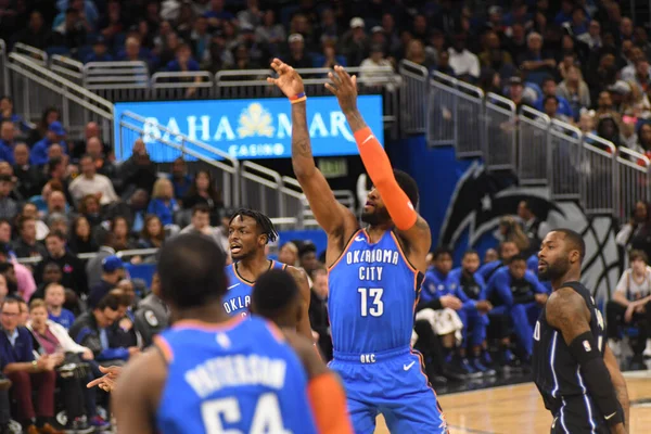 Orlando Magic Hospeda Oklahomacity Thunder Amway Center Orlando Florida Janeiro — Fotografia de Stock