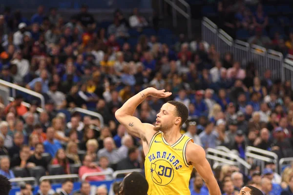 Gli Orlando Magic Ospitano Golden State Warriors All Amway Center — Foto Stock