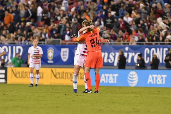 Shebelieves Cup Final Usa Val Szemben Brazília Raymond James Stadion — Stock Fotó