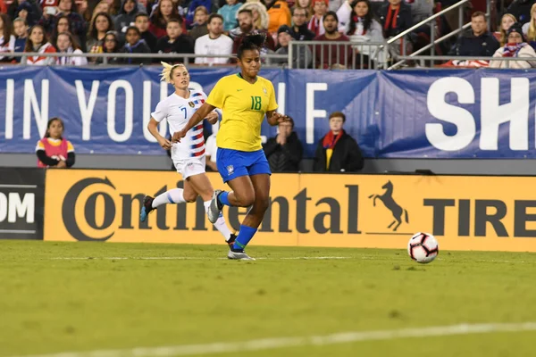 Shebelieves Cup Final Com Eua Brasil Raymond James Stadium Tampa — Fotografia de Stock