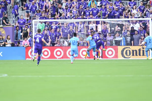 Orlando City Host New York City Orlando City Stadium Orlando — Fotografia de Stock