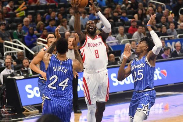 Orlando Magic Hospeda Houston Rockets Amway Arena Domingo Janeiro 2019 — Fotografia de Stock