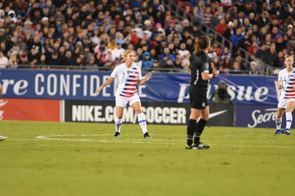 Shebelieves Cup Finale Con Usa Brasile Raymond James Stadium Tampa — Foto Stock
