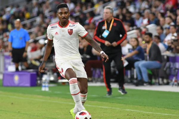 Flamengo Eintracht Frankfurt 'a karşı 12 Ocak 2019 Cumartesi günü Orlando City Stadyumu' nda. Fotoğraf: Marty Jean-Louis