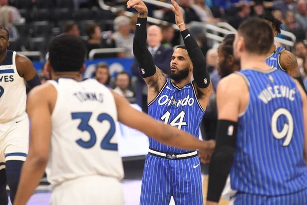 Orlando Magic, 7 Şubat 2019 'da Orlando, Florida' da Amway Arena 'da Minnesota Timberwolves' a ev sahipliği yapar. Fotoğraf: Marty Jean-Louis
