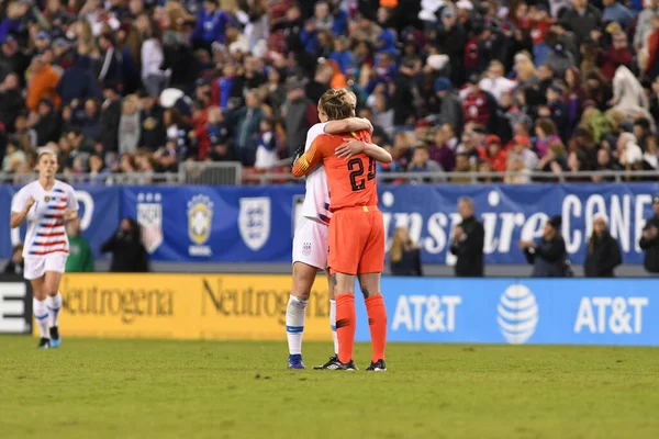 Shebelieves Cup Finale Con Usa Brasile Raymond James Stadium Tampa — Foto Stock