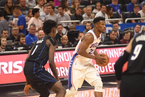 Orlando Magic Ospita Philadelphia 76Ers All Amway Arena Orlando Florida — Foto Stock