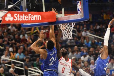 Orlando Magic, Houston Rockets 'a 13 Ocak 2019 tarihinde Amway Arena' da ev sahipliği yaptı. Fotoğraf: Marty Jean-Louis