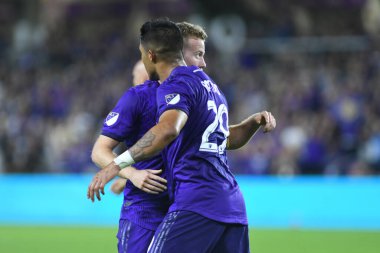 Orlando City 20 Şubat 2019 Çarşamba günü Orlando Fl 'daki Orlando City Stadyumu' nda New England 'a ev sahipliği yaptı. Fotoğraf: Marty Jean-Louis
