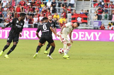 Flamengo Eintracht Frankfurt 'a karşı 12 Ocak 2019 Cumartesi günü Orlando City Stadyumu' nda. Fotoğraf: Marty Jean-Louis