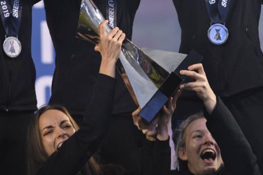 SheBelieves Kupası, 5 Mart 2019 tarihinde Tampa Florida Raymond James Stadyumu 'nda İngiltere' yi şampiyon ilan etmiştir. Fotoğraf: Marty Jean-Louis