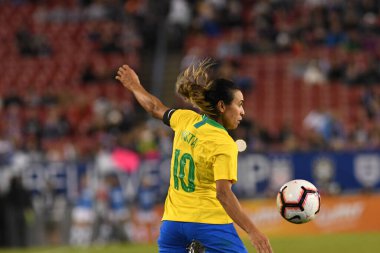 SheBelieves Kupası Finali, 5 Mart 2019 'da Tampa Florida Raymond James Stadyumu' nda ABD ile Brezilya arasında oynanacak. Fotoğraf: Marty Jean-Louis
