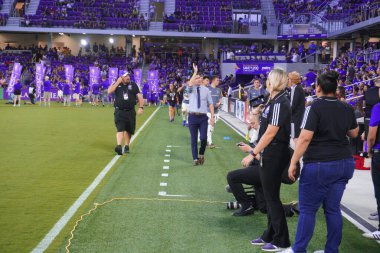 Orlando City SC 6 Nisan 2019 'da Orlando City Stadyumu' nda Colorado Rapids 'e ev sahipliği yapmaktadır. Fotoğraf: Marty Jean-Louis