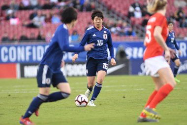 Japonya, İngiltere 'ye karşı Raymond James Stadyumu' nda 5 Mart 2019 'da Tampa Florida' da. Fotoğraf: Marty Jean-Louis