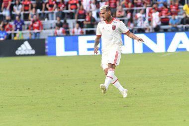 Flamengo Eintracht Frankfurt 'a karşı 12 Ocak 2019 Cumartesi günü Orlando City Stadyumu' nda. Fotoğraf: Marty Jean-Louis