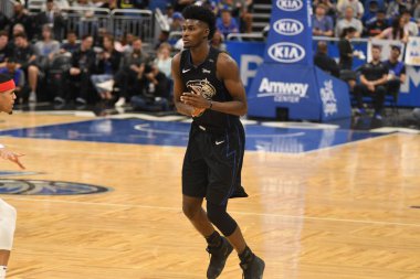 Orlando Magic, 25 Mart 2019 tarihinde Orlando Florida 'daki Amway Arena' da Philadelphia 76ers 'a ev sahipliği yaptı. Fotoğraf: Marty Jean-Louis