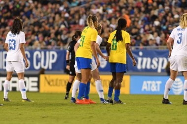 SheBelieves Kupası Finali, 5 Mart 2019 'da Tampa Florida Raymond James Stadyumu' nda ABD ile Brezilya arasında oynanacak. Fotoğraf: Marty Jean-Louis