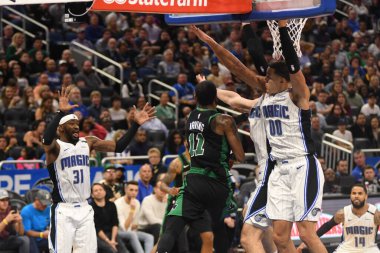 Orlando Magic 12 Ocak 2019 tarihinde Boston Celtics 'e Amway Stadyumu' nda ev sahipliği yaptı. Fotoğraf: Marty Jean-Louis
