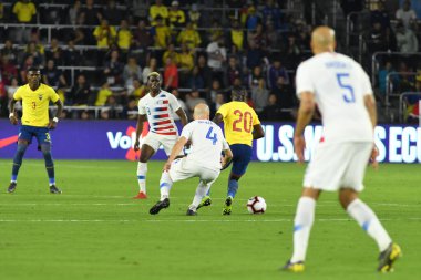 ABD Erkekler Milli Takımı 21 Mart 2019 tarihinde Orlando Florida 'daki Orlando City Stadyumu' nda Ekvador Milli Takımı 'na ev sahipliği yaptı. Fotoğraf: Marty Jean-Louis
