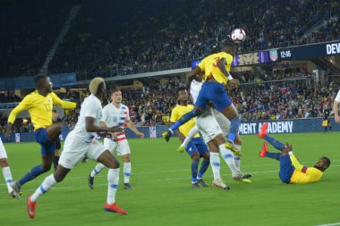 ABD Erkekler Milli Takımı 21 Mart 2019 tarihinde Orlando Florida 'daki Orlando City Stadyumu' nda Ekvador Milli Takımı 'na ev sahipliği yaptı. Fotoğraf: Marty Jean-Louis